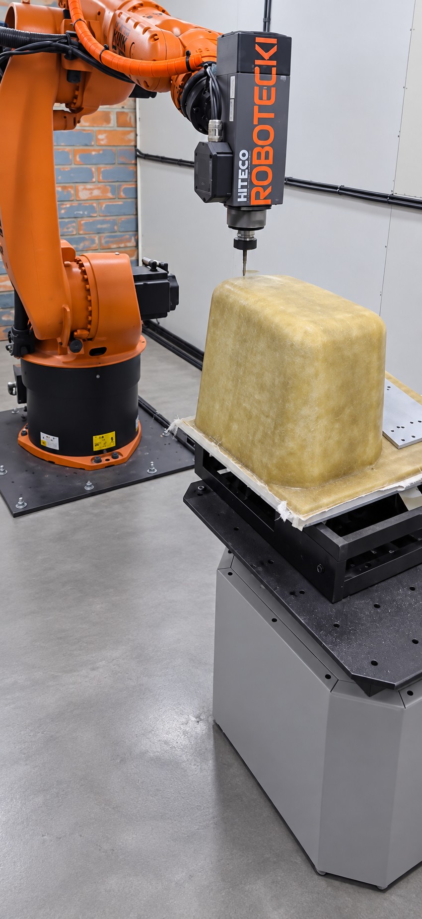 Aplicação de Stilo Fibras, imagem da apresentação Robotecki